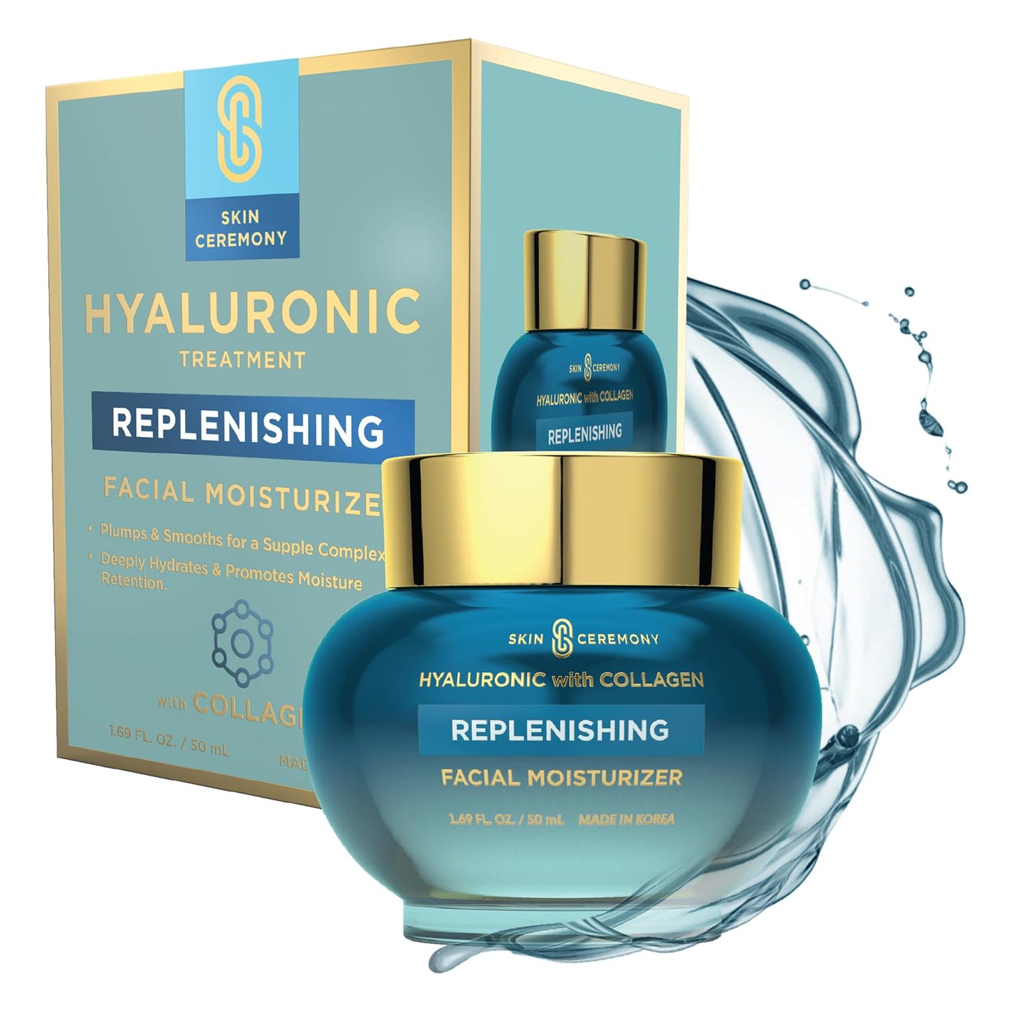 HYALURONIC&COLLAGEN REPLENISHING FACIAL MOISTRIZER 50mL
