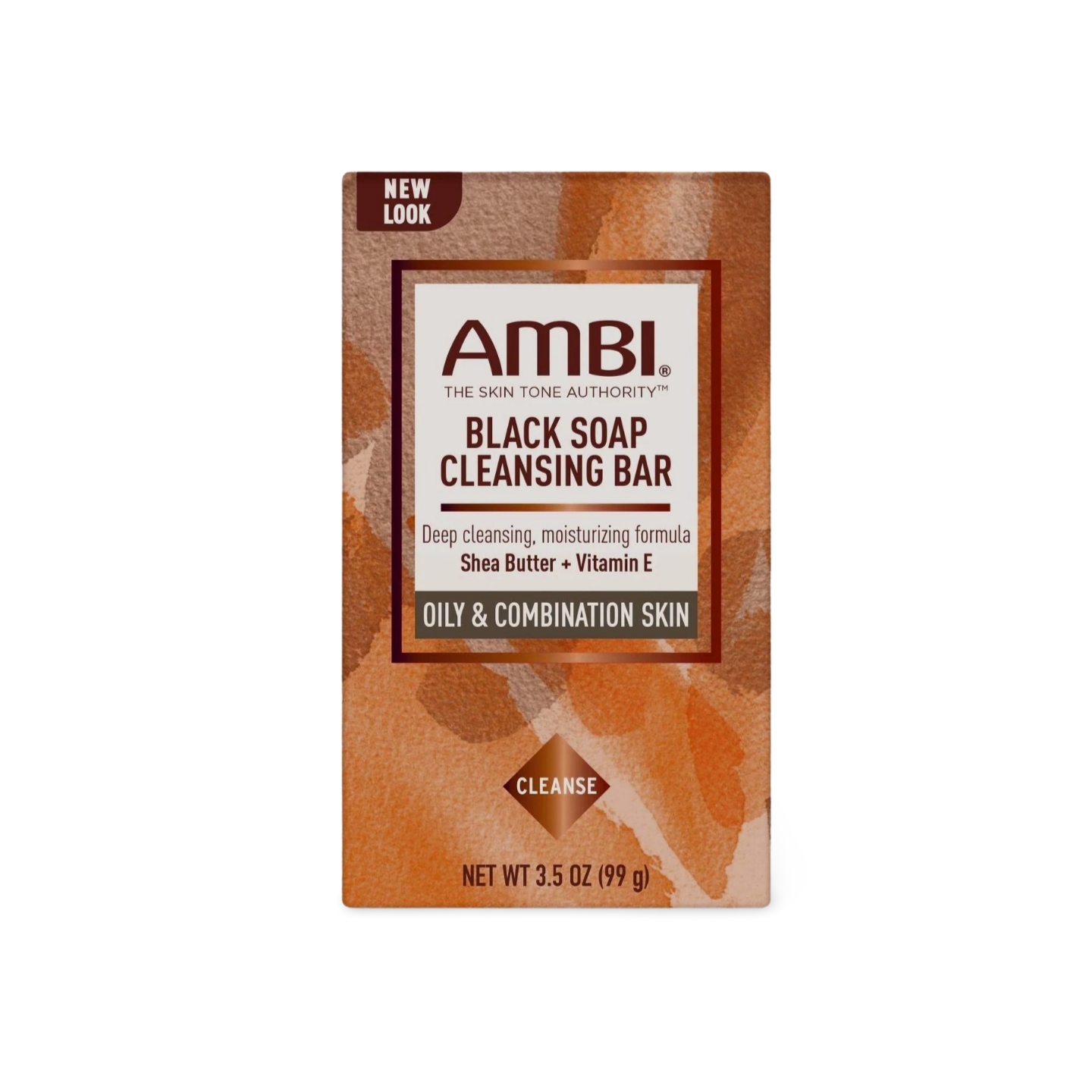 AMBI AFRICAN BLACK SOAP FACE & BODY BAR SHEA BUTTER + VITAMIN C - 99g