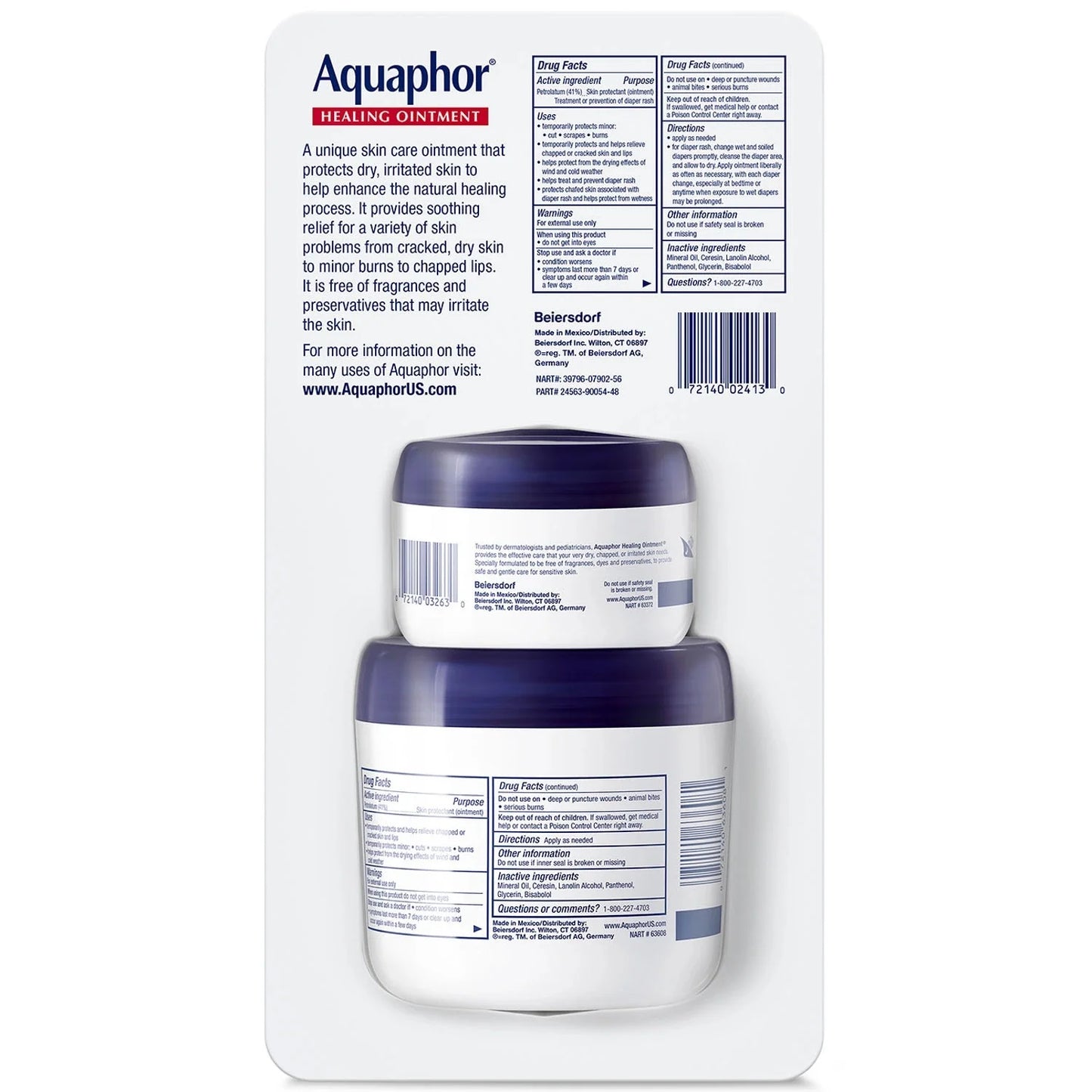 Aquaphor HEALING OINTMENT DUO - (396g & 99g)