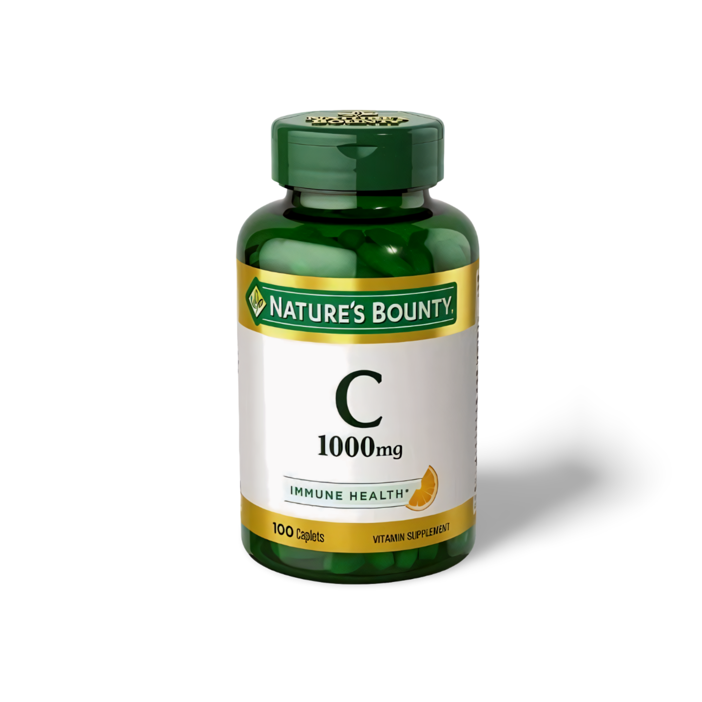 C - IMMUNE HEALTH 100 Caplets by NATURE'S BOUNTY -1000mg