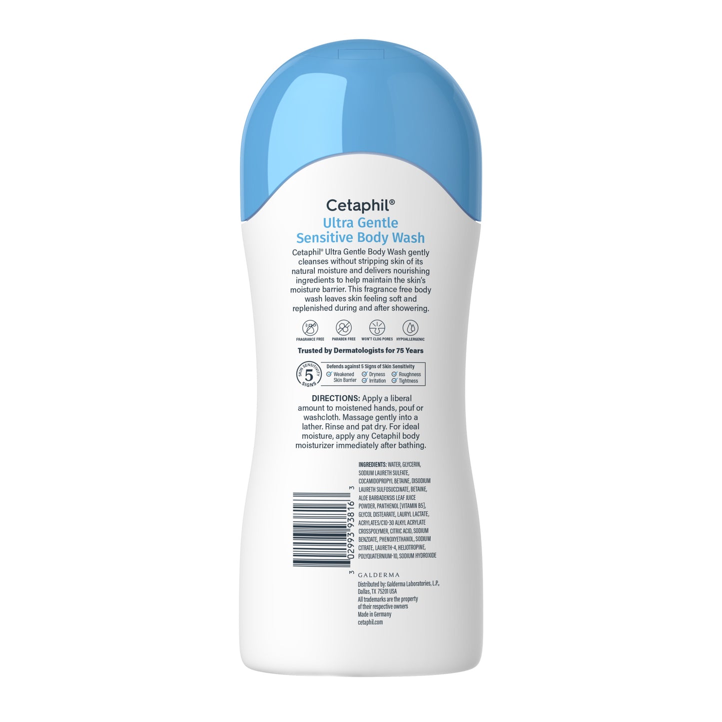Cetaphil Ultra Gentle Body Wash 500mL
