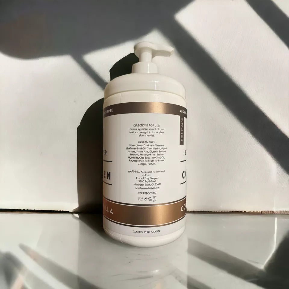 BODY BUTTER enriched with COLLAGEN AGE-DEFYING -COCONUT VANILLA