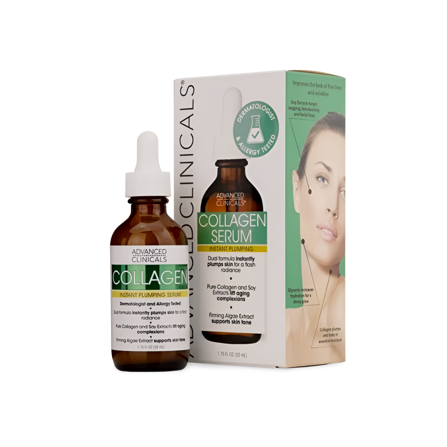 ADVANCED CLINICALS - COLLAGEN SERUM VISIBLY PLUMPS - 52ml