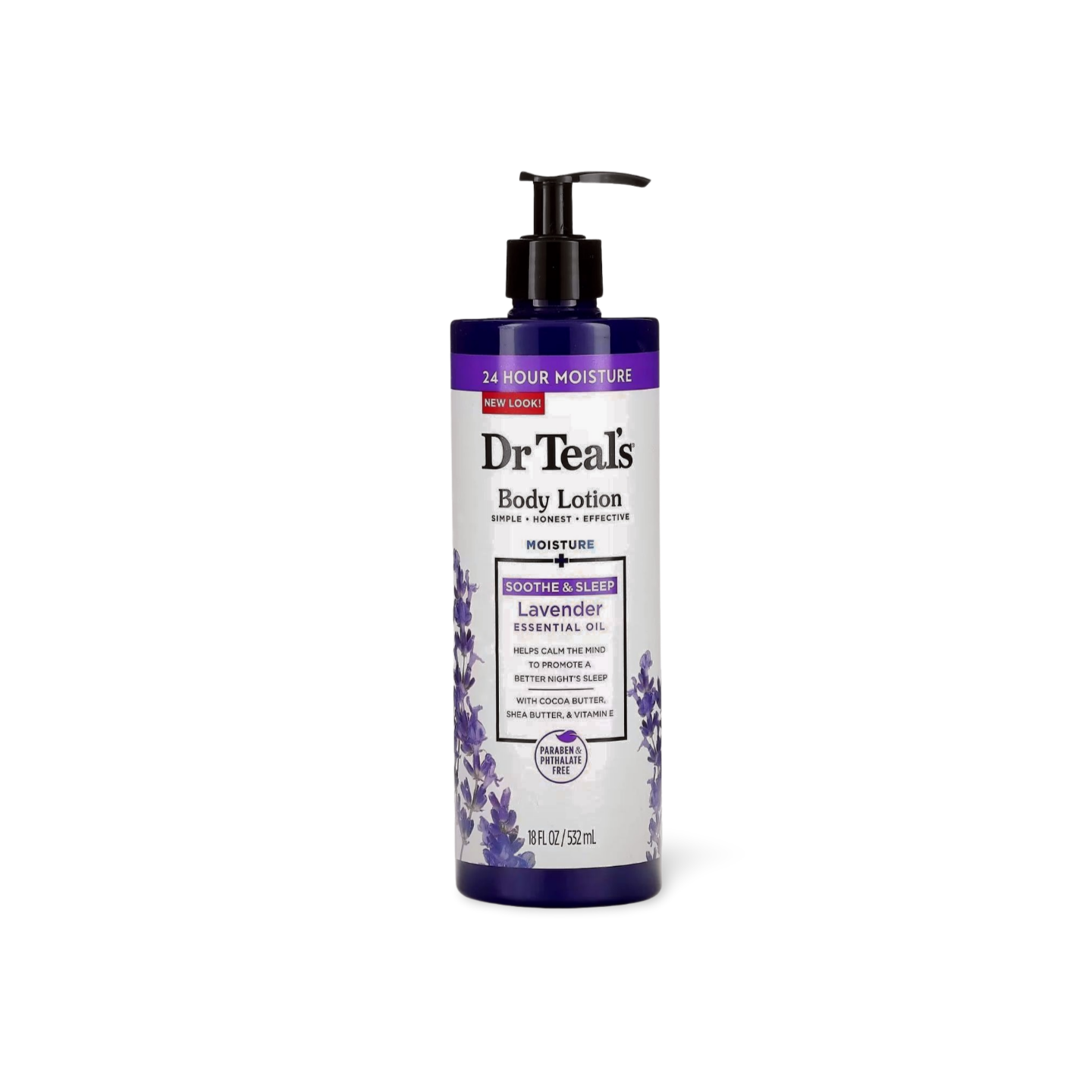 Dr Teal's Body Lotion + Moisture SOOTHE & SLEEP (Lavender) - 532mL