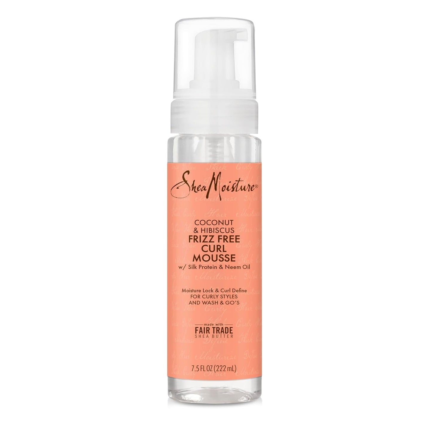 Shea Moisture - COCONUT & HIBISCUS FRIZZ FREE CURL MOUSSE - 222mL