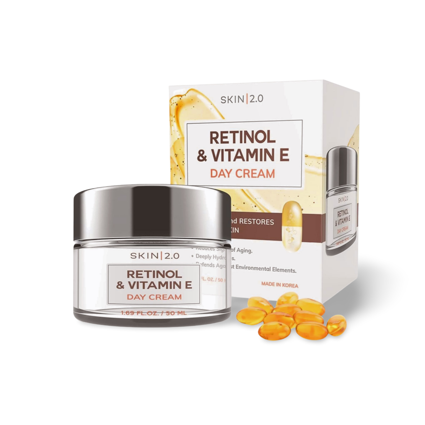 SKIN2.0 RETINOL & VITAMIN E DAY CREAM - 50ml