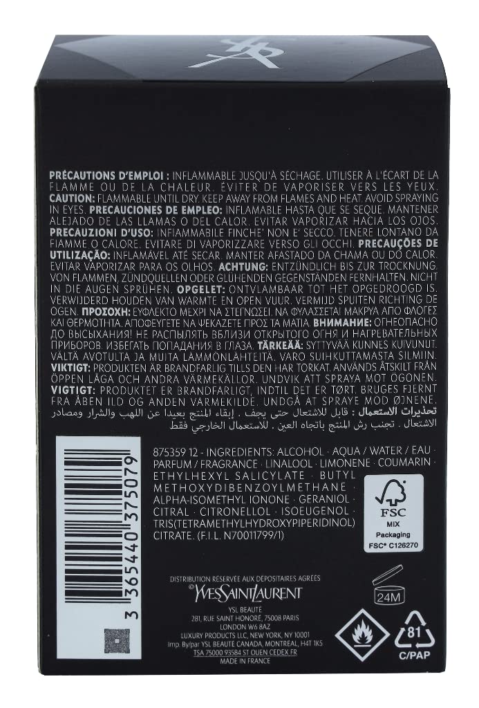 YSL LA NUIT DE L'HOMME YVES SAINT LAURENT - 100ml