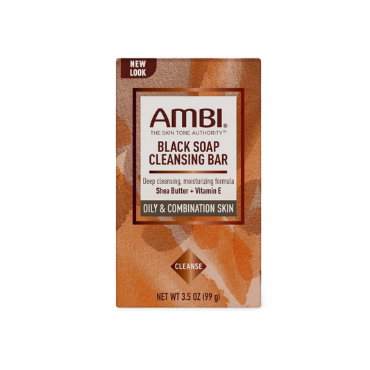 AMBI AFRICAN BLACK SOAP FACE & BODY BAR SHEA BUTTER + VITAMIN C - 99g