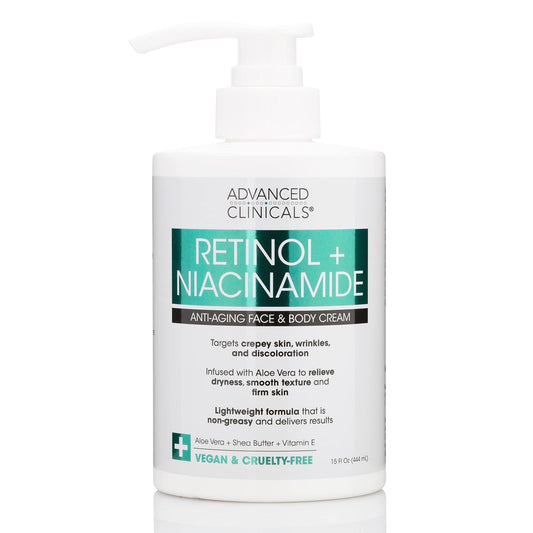 ADVANCED CLINICALS RETINOL + NIACINAMIDE - 444ml