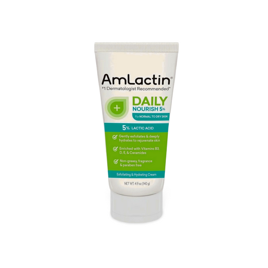 AmLactin Daily Nourish Exfoliating & Hydrating Cream - 140g