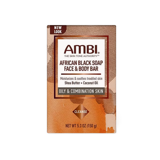 AMBI AFRICAN BLACK SAOP FACE & BODY BAR - 150g