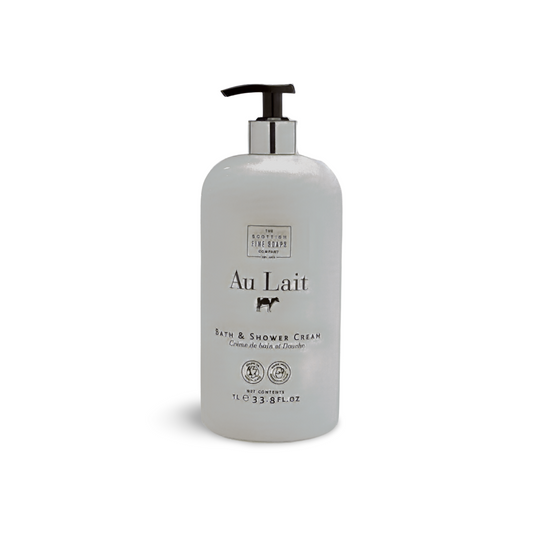 Au Lait BATH & SHOWER CREAM (Scottish Fine Soap) - 1L