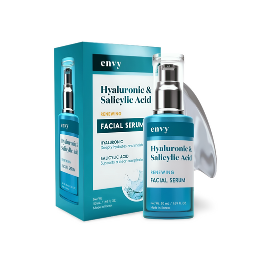 Envy Hyaluronic & Salicylic Acid FACIAL SERUM - 50ml