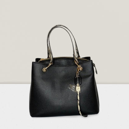 Aldo Qydia Black Women Tote Satchel - Sac a Main