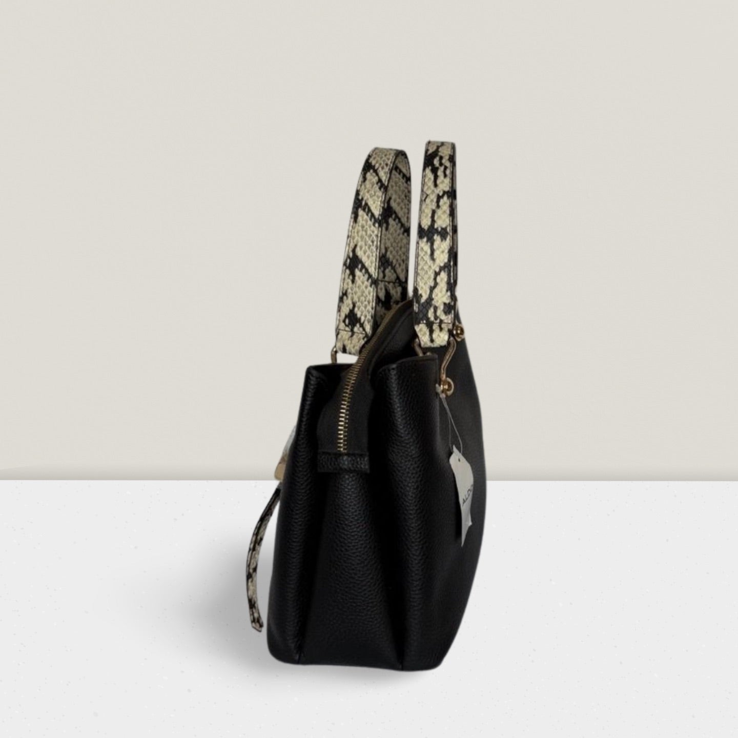 Aldo Qydia Black Women Tote Satchel - Sac a Main