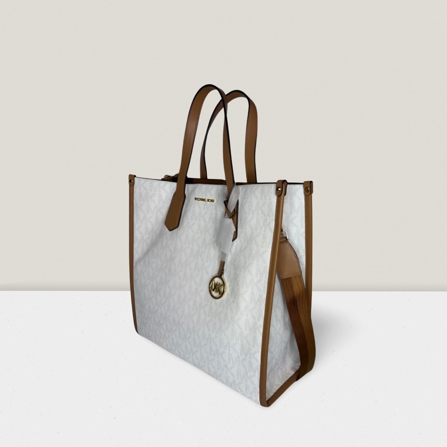 Michael Kors Logo Tote Bag Brun - Sac a Main