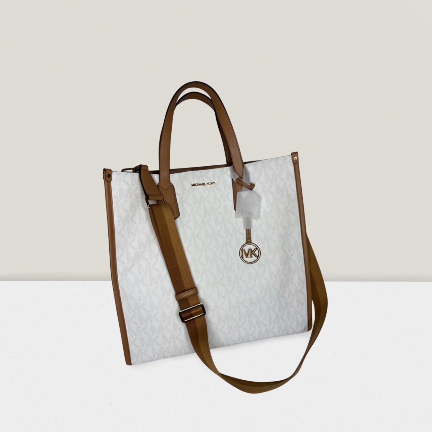 Michael Kors Logo Tote Bag Brun - Sac a Main