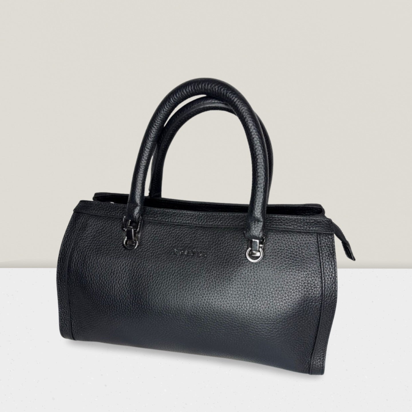 Grande Noir - Sac a main en Cuir