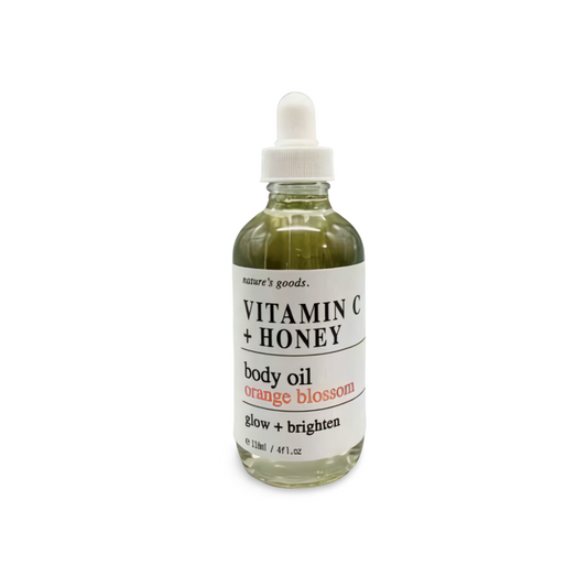 Nature's goods - VITAMIN C + HONEY body oil orange blossom - 118ml