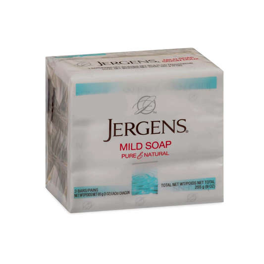 JERGENS MILD SOAP - SAVON 3 BARS - 255g