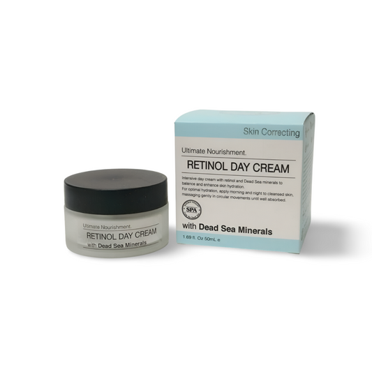 Ultimate Nourishment - RETINOL DAY CREAM - Dead Sea Minerals 50mL Skin Correction