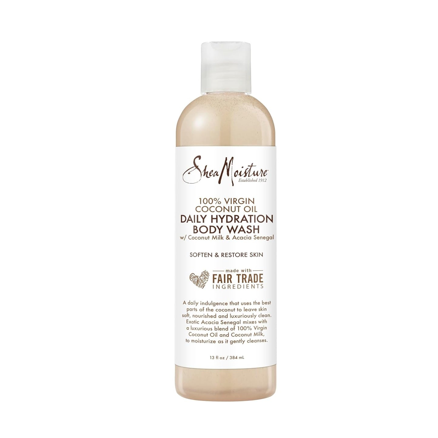 Shea Moisture - 100% VIRGIN COCONUT OIL DAILY HYDRATION BODY WASH - 384mL