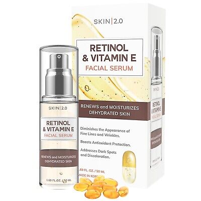 SKIN 2.0 | RETINOL & VITAMIN E FACIAL SERUM - 50ml