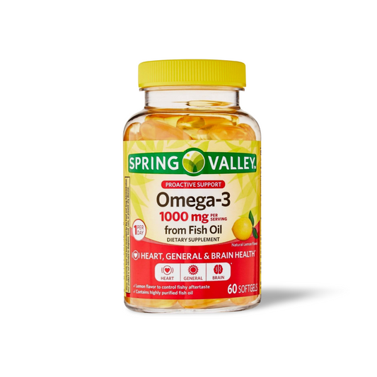 SPRING VALLEY OMEGA-3 - 60 SOFTGELS