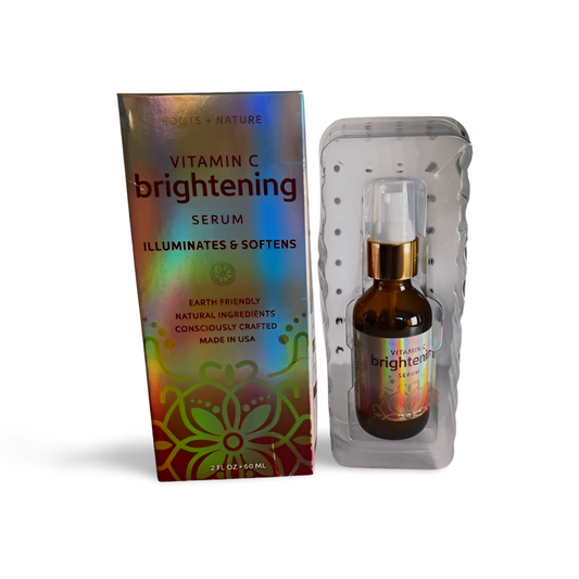 VITAMIN C brightening SERUM ILLUMINATES & SOFTENS by Roots and Nature - 60mL